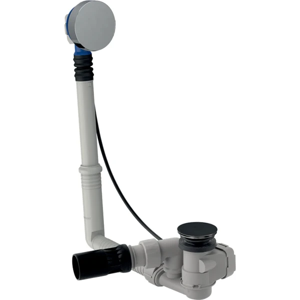 Geberit Uniflex vidage baignoire - chromé - incl set de finition