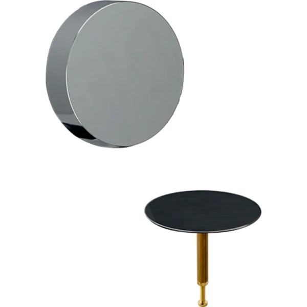 Geberit Uniflex set de finition 52 mm - pour vidage baignoire avec commande pivotable - chromé
