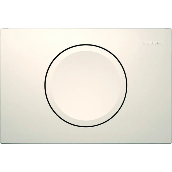 Geberit Delta15 plaque de commande - pour rinçage go/stop - blanc alpine
