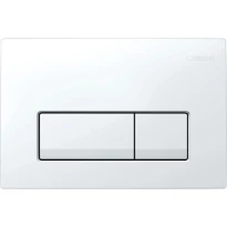 Geberit Delta50 plaque de commande - pour rinçage avec 2 quantités - blanc alpine