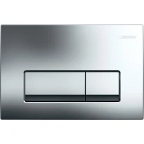Geberit Delta50 Plaque de déclenchement - pour rinçage à 2 volumes - Chromé brillant