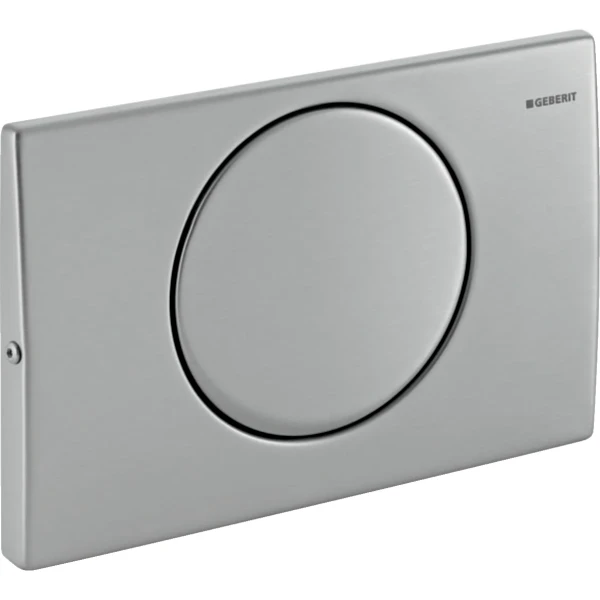 Geberit Delta10 plaque de commande - pour rinçage go/stop - à visser