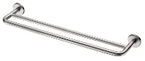DELABIE Porte-serviette 2 barres Ø20 L.600 Inox satiné