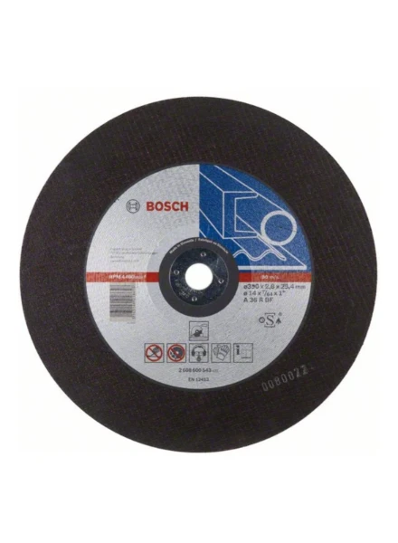 Bosch STD disque à tronçonner droit Expert for Metal A 36 R, 355 x 25,40 x 2,8 mm