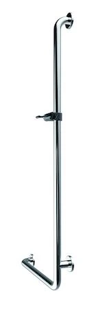 Normbau Inox Care Poignée de sécurité avec support de douchette 2055150, 500 x 1200 mm, droite, Inox 009