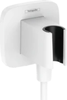 Hansgrohe Fixfit Porter Q avec support douchette - blanc mat