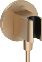 Hansgrohe Fixfit Porter S avec support douchette - bronze brossé