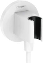 Hansgrohe Fixfit Porter S avec support douchette - blanc mat