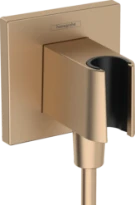 Hansgrohe Fixfit Porter E avec support douchette - bronze brossé