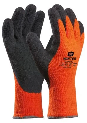 ProOne Nylon Latex gants MT9 - hiver orange - sans coutures couche de latex (prix par paire)
