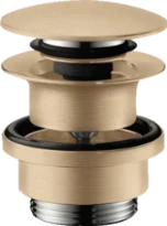 Hansgrohe Push Open DN32 Brushed Bronze