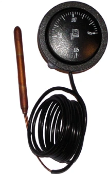 Imit aquastat encastré avec capillaire 2000 mm 30-90°C