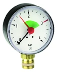 Euro-Index manomètre 63 mm - 0-4 bar - axial - 1/4