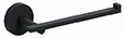 Clou Flat porte-rouleau sans couvercle - noir mat
