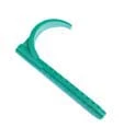 Walraven BIS attache de sol polyamide simple M8 x 28 mm vert