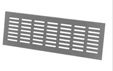 Renson 381 inbouw ventilatiestrip 500 x 80 mm natuurkleurig geanodiseerd F1  - prijs per stuk