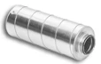 Sanutal Spiralit silencieux 900 mm (isolation 50 mm) 125 x 125 mm - avec joint