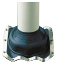 Ubbink Flexub flexibele EPDM dakdoorvoer 110 - 170 mm - inclusief bevestingskit