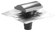 Ubbink RVT200 tuile ventilation égout noire 110 mm
