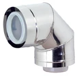 Ubbink Rolux concentrique PP/Inox coude 87° 80/125 mm