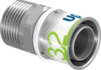 Uponor S-Press Plus laiton raccord de transition MF 32 x 5/4 M