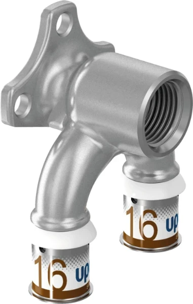 Uponor S-Press Plus culasse double 90° FF 16 x 1/2 F x 16 mm