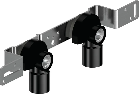 Uponor S-Press Plus culasse avec coude de transition 90° FF 16 x 1/2 F - 150 mm (encastré)
