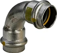 Viega Sanpress Gas inox bocht 90° FF 35 x 35 mm