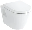 Vitra Integra wc-suspendu PACK VitraFlush (wc-suspendu + slimseat siège softclose) sans bride - blanc - B355xD540 mm