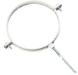 Ubbink Rolux concentrique collier 60/100 mm - blanc - avec tenon