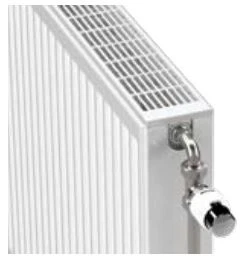 Stelrad Compact Vento radiateur avec ventilateur integre H400xT22xL500 puissance maximal 413 Watt (EN442/55/45/20) Ral 9016