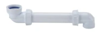 Nicoll Easyphon plaatstbesparende verlengbuis 5/4 x 5/4 - 250 mm inkortbaar - wit