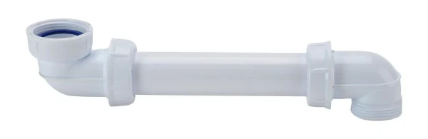 Nicoll Easyphon plaatstbesparende verlengbuis 5/4 x 5/4 - 250 mm inkortbaar - wit