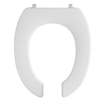 Pressalit Dania siège des toilettes sans couvercle - blanc - scharnier UN3 inox