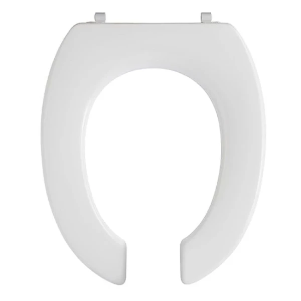 Pressalit Dania toiletzitting zonder deksel - wit - scharnier UN3 inox