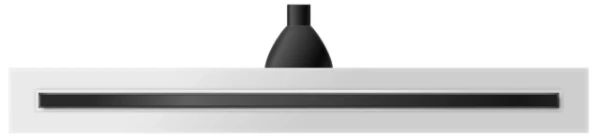 Carrodrain Liquid rigole de douche avec grille 800 mm - noir - débit 31 l/m