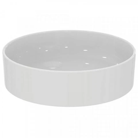 Ideal Standard Conca lavabo à poser rond 450 mm - blanc - sans trou de robinet - sans trop-plein