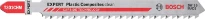 EXPERT Lame de scie sauteuse T301CHM 3pcs Plastic Composites clean