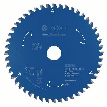 Lame pour scie circulaire ACCU Expert for Aluminium 140x20x1.8/1.3x48T