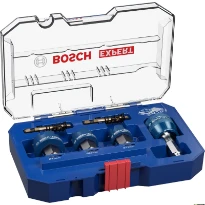 EXPERT Set 6-pcs scies trépans Power-Change Carbide Sheet Metal 22/25/32mm