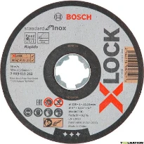 X-LOCK Disques à tronçonner dans boîte 10x Standard for Inox 10x125x1x22.23mm, plat