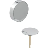 Geberit Split set de finition 52 mm pour vidage baignoire avec commande pivotable - chromé brillant