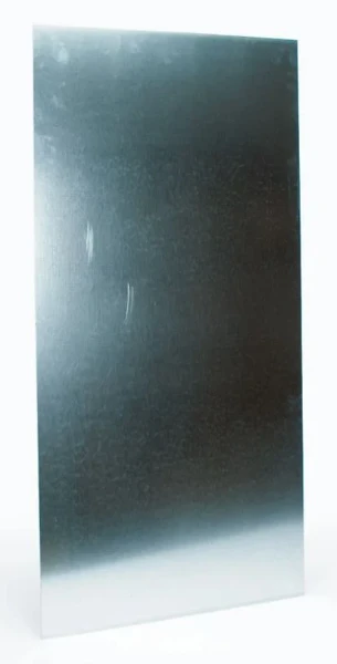 Begetube UFH plaque de finition thermique en tôle d'acier zinguée, 490 x 490 x 0,4 mm.