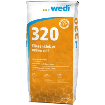 Wedi Acces 320 tegellijm universeel (zak 25kg) - prijs per zak