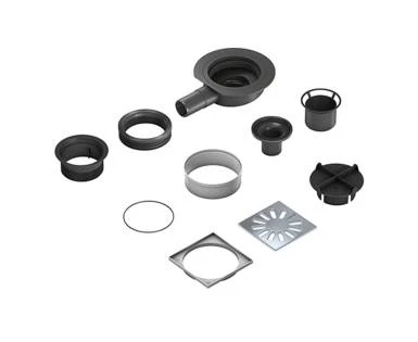 Wedi Fundo écoulement point horizontal, Mini Max DN 40