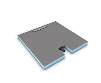 Wedi Fundo Plano Linear receveur, canal 300mm, 900x900x70mm