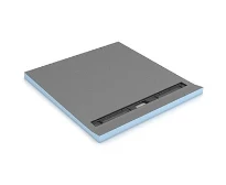 Wedi Fundo Riolito receveur, canal 300mm, 900x900x50mm