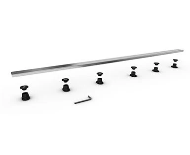 Wedi Fundo gootafdekking standaard - gootlengte 800 mm - 790 x 45 x 13 mm