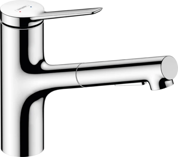 Hansgrohe Zesis M33 mitigeur cuisine 150 - avec douchette extractible 2 jets - chromé