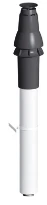 Burgerhout Twinsafe concentrique PP/acier passage toiture Skyline 3000 80/125 mm